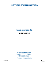 ARTHUR MARTIN ELECTROLUX ASF4120 Manuel utilisateur