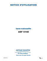 ARTHUR MARTIN ELECTROLUX ASF6140 Manuel utilisateur