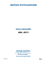 ARTHUR MARTIN ASL4211 Manuel utilisateur