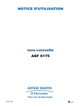ARTHUR MARTIN ELECTROLUX ASF6175 Manuel utilisateur