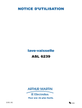ARTHUR MARTIN ELECTROLUX ASL6239SC Manuel utilisateur