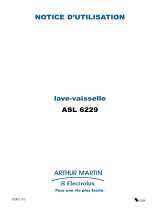 ARTHUR MARTIN ELECTROLUX ASL6229SC Manuel utilisateur