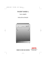 Aeg-Electrolux F64080ILW Manuel utilisateur