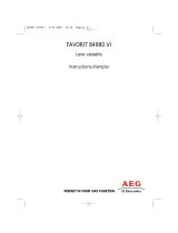 Aeg-Electrolux F84980VI Manuel utilisateur