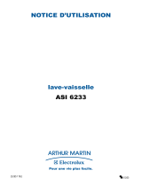 ARTHUR MARTIN ASI6233X Manuel utilisateur