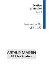 ARTHUR MARTIN ELECTROLUX ASF1632 Manuel utilisateur