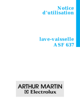 ARTHUR MARTIN ASF637 Manuel utilisateur