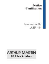 ARTHUR MARTIN ELECTROLUX ASF484 Manuel utilisateur