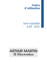 ARTHUR MARTIN ELECTROLUX ASF1631 Manuel utilisateur