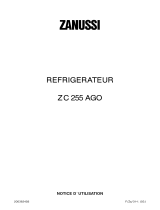 Zanussi ZC 255 AGO Manuel utilisateur