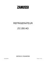 Zanussi ZC 255 AO Manuel utilisateur