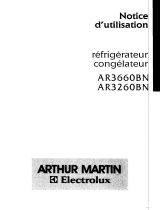 ARTHUR MARTIN AR3260BN Manuel utilisateur