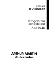 ARTHUR MARTIN AR8204D1 Manuel utilisateur