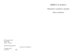Aeg-Electrolux SC81840-4I Manuel utilisateur