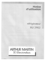 ARTHUR MARTIN RU2902W Manuel utilisateur