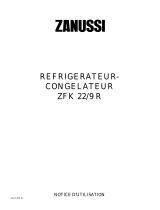 Zanussi ZFK22/9R Manuel utilisateur