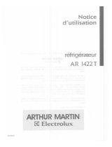 ARTHUR MARTIN AR1422T Manuel utilisateur