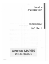 ARTHUR MARTIN AU1321T Manuel utilisateur