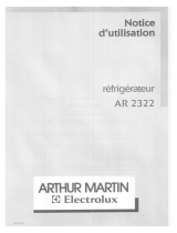 ARTHUR MARTIN AR2322W Manuel utilisateur