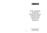 Zanussi ZI2002/2T Manuel utilisateur