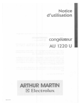 ARTHUR MARTIN AU1220U-2 Manuel utilisateur