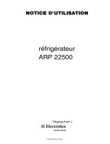 ARTHUR MARTIN ELECTROLUX ARP22500 Manuel utilisateur