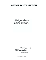 ARTHUR MARTIN ELECTROLUX ARG22800 Manuel utilisateur