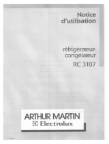 ARTHUR MARTIN RC3107W1 Manuel utilisateur