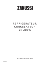 Zanussi ZK23/9R Manuel utilisateur