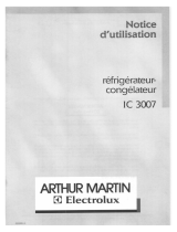 ARTHUR MARTIN IC3007-1 Manuel utilisateur