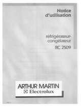 ARTHUR MARTIN RC2509W Manuel utilisateur