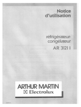 ARTHUR MARTIN ELECTROLUX AR3121I Manuel utilisateur