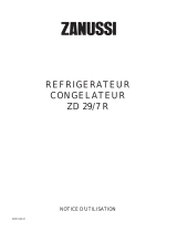 Zanussi ZD29/7R Manuel utilisateur