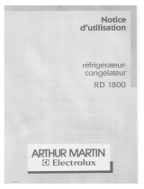 ARTHUR MARTIN RD1800W-1 Manuel utilisateur