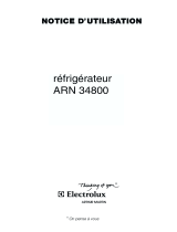 Electrolux ARN34800 Manuel utilisateur