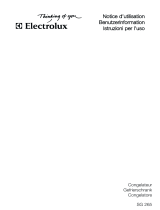 Electrolux SG265 Manuel utilisateur