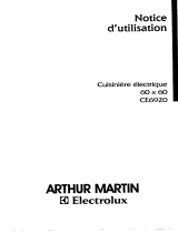 ARTHUR MARTIN ELECTROLUX CE6920-1 Manuel utilisateur