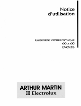 ARTHUR MARTIN ELECTROLUX CV6935N1 Manuel utilisateur