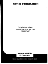 ARTHUR MARTIN ELECTROLUX M6537MCW13+1M-CA Manuel utilisateur