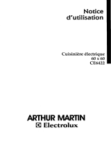 ARTHUR MARTIN ELECTROLUX CE6422W1 Manuel utilisateur