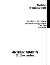 Arthur_Martin E6578MPW1ELEC.M.PY Manuel utilisateur