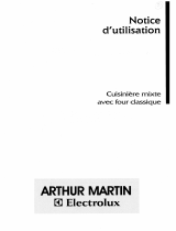 ARTHUR MARTIN ELECTROLUX CM6338W1 Manuel utilisateur