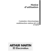 ARTHUR MARTIN CV6470W1 Manuel utilisateur