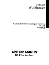 ARTHUR MARTIN ELECTROLUX V6588CPN1PYR.CLAS. Manuel utilisateur