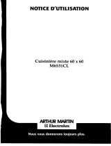 Arthur_Martin M6531CLW1L.CLAS.3+ Manuel utilisateur