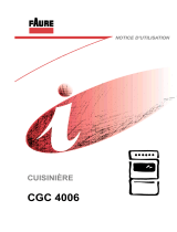 Faure CGC4006W Manuel utilisateur