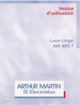 ARTHUR MARTIN AW405F Manuel utilisateur