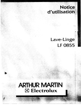 ARTHUR MARTIN ELECTROLUX LF0855 Manuel utilisateur