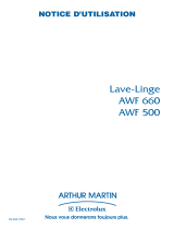 ARTHUR MARTIN ELECTROLUX AWF660 Manuel utilisateur