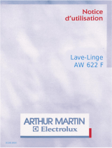 ARTHUR MARTIN ELECTROLUX AW622F Manuel utilisateur